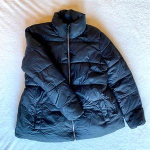 Maternity puffer coat